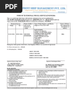Sea Service Letter Format | PDF