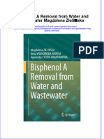 Textbook Bisphenol A Removal From Water and Wastewater Magdalena Zielinska Ebook All Chapter PDF