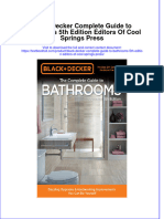 Download textbook Black Decker Complete Guide To Bathrooms 5Th Edition Editors Of Cool Springs Press ebook all chapter pdf 