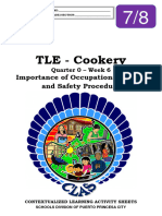 TLE-7_8_HECookery_q0_Clas6_Importance of Occupational Health and Safety Procedure_v1 - RHEA ANN NAVILLA