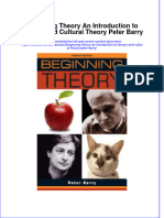 Download pdf Beginning Theory An Introduction To Literary And Cultural Theory Peter Barry ebook full chapter 