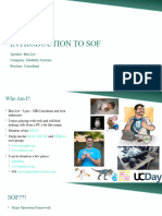 Introduction to SOF_UCDay