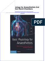 PDF Basic Physiology For Anaesthetists 2Nd Edition David Chambers Ebook Full Chapter