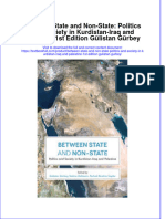 Download textbook Between State And Non State Politics And Society In Kurdistan Iraq And Palestine 1St Edition Gulistan Gurbey ebook all chapter pdf 