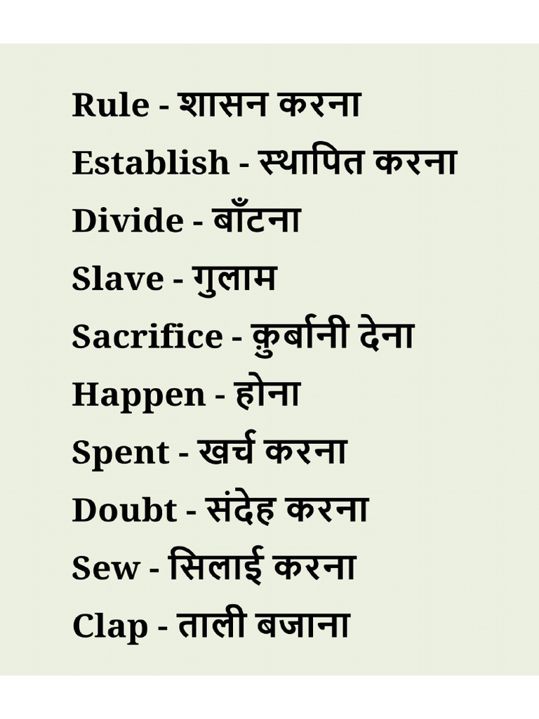 200 Important Vocabulary Pdf