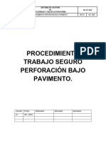 SG-PT-024 FORMATO Procedimiento Perforación Bajo Pavimento