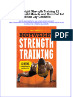 Download textbook Bodyweight Strength Training 12 Weeks To Build Muscle And Burn Fat 1St Edition Jay Cardiello ebook all chapter pdf 