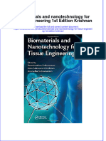 Textbook Biomaterials and Nanotechnology For Tissue Engineering 1St Edition Krishnan Ebook All Chapter PDF