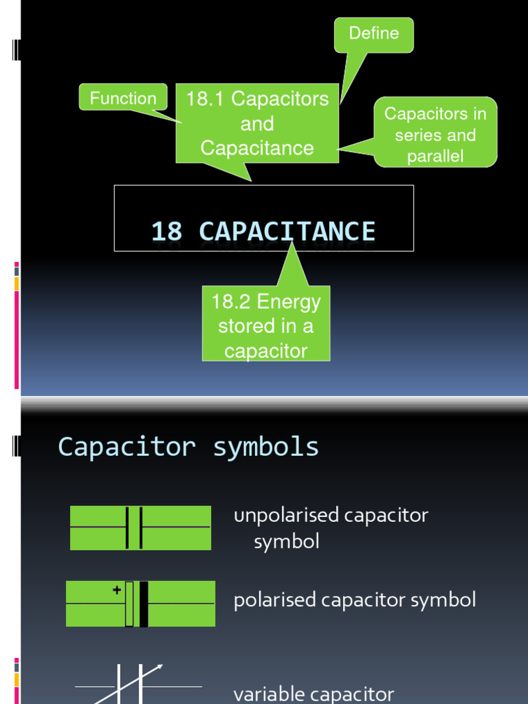 19 Capacitance Pdf Capacitor Capacitance