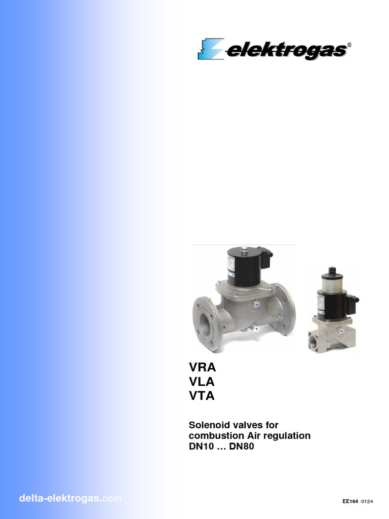 VRA VLA VTA - en | PDF | Valve | Alternating Current