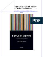Textbook Beyond Vision Philosophical Essays First Edition Ocallaghan Ebook All Chapter PDF