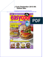 Full Chapter BBC Easy Cook September 2015 9Th Edition BBC PDF