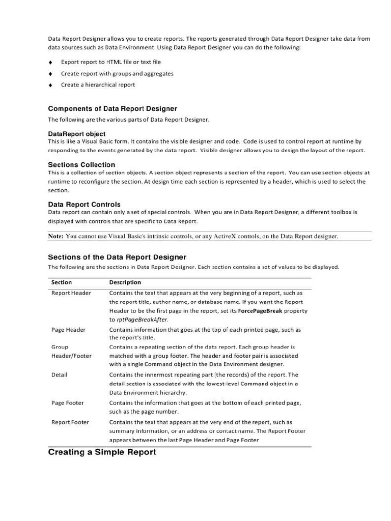 Data Report | PDF
