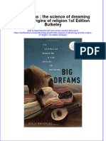 Download textbook Big Dreams The Science Of Dreaming And The Origins Of Religion 1St Edition Bulkeley ebook all chapter pdf 