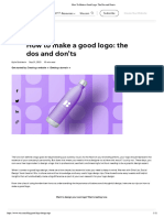 How To Make A Good Logo - The Dos and Don'ts