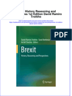Textbook Brexit History Reasoning and Perspectives 1St Edition David Ramiro Troitino Ebook All Chapter PDF