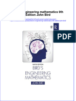 Textbook Bird S Engineering Mathematics 9Th Edition John Bird Ebook All Chapter PDF