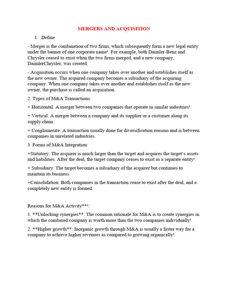 MERGERS AND ACQUISITIONS EDINBURGH BUSINESS SCHOOL PDF visual data 3