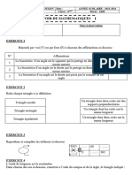 Devoir 6ème Saint Brice 3ème Trimèstre