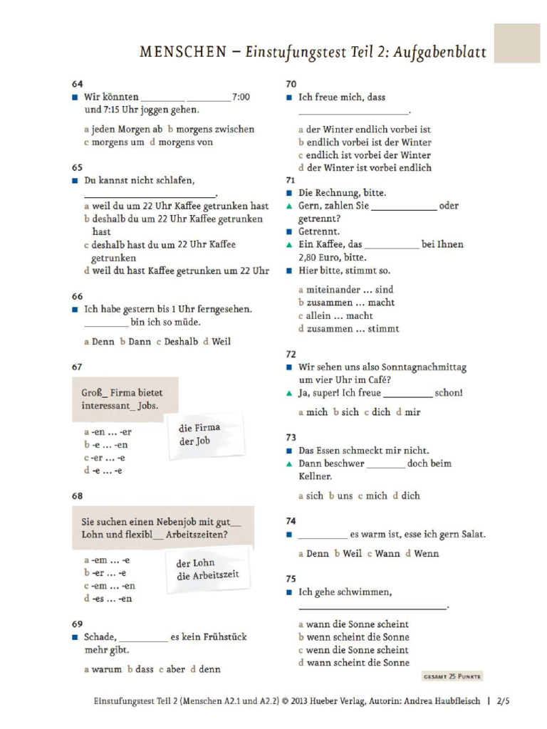 Deutsch Für Lernen | PDF