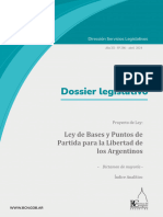 Dossier 286 Ley de Bases y Puntos de Partida Indice Analitico Dictamen Mayoria
