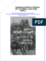 Textbook British Humanitarian Activity in Russia 1890 1923 1St Edition Luke Kelly Auth Ebook All Chapter PDF