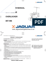 Jaguar 097 overlocker Manual