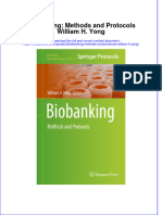 Textbook Biobanking Methods and Protocols William H Yong Ebook All Chapter PDF