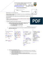 EVALUCION DISGNOSTICA PROGRAMACION-3RO INFO A-B