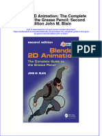 Full Chapter Blender 2D Animation The Complete Guide To The Grease Pencil Second Edition John M Blain PDF