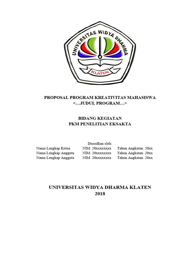 Proposal PKM Penelitian Eksakta | PDF | Komputer
