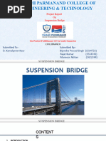 Suspension Bridge Design Calculations | PDF | Wire | Truss