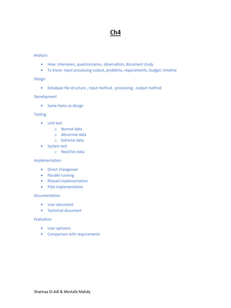 CH 4 | PDF | Questionnaire | Data