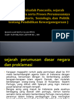 PERTEMUAN Sejarah Kelahirannya Pancasila