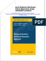 PDF Biological Systems Nonlinear Dynamics Approach Jorge Carballido Landeira Ebook Full Chapter