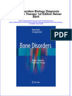 Download textbook Bone Disorders Biology Diagnosis Prevention Therapy 1St Edition Reiner Bartl ebook all chapter pdf 