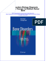 Textbook Bone Disorders Biology Diagnosis Prevention Therapy 1St Edition Reiner Bartl Ebook All Chapter PDF