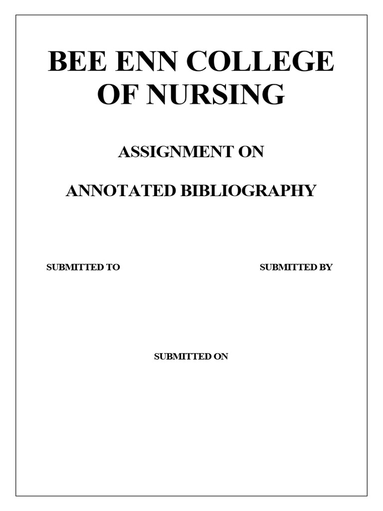 Annotated Research | PDF | Evidence Based Practice | Bibliography