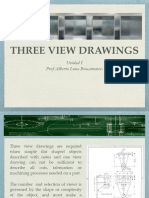 1.6.3 Three View Drawings (Dibujos de Tres Vistas)