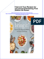 Download pdf Bring It Tried And True Recipes For Potlucks And Casual Entertaining First Edition Ali Rosen ebook full chapter 