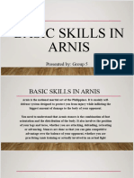 Group 5 Basic Skills in Arnis