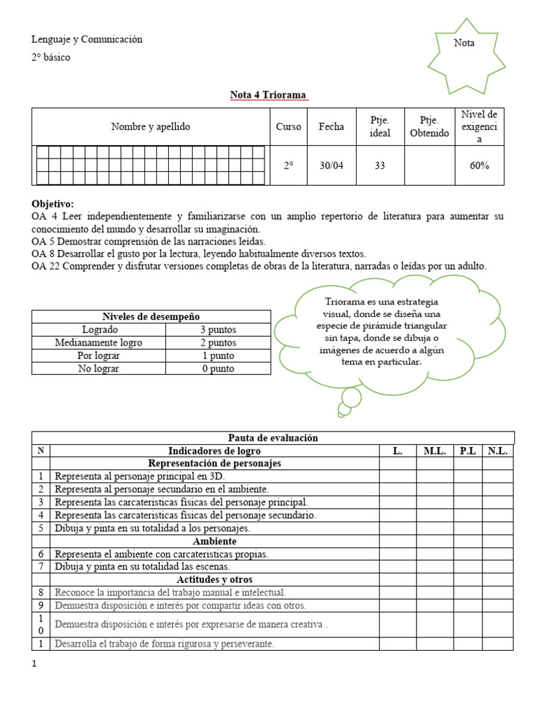 Nota 4 Triorama | PDF | Cognición