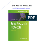 PDF Bone Research Protocols Aymen I Idris Ebook Full Chapter