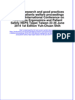 Download textbook Bridging Research And Good Practices Towards Patients Welfare Proceedings Of The 4Th International Conference On Healthcare Ergonomics And Patient Safety Heps Taipei Taiwan 23 26 June 2014 1St Edition ebook all chapter pdf 