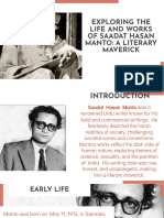 Saadat Hasan Manto A Literary Maverick