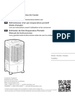 Honeywell Tc09peu Air Cooler Instruction Manual