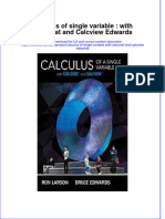 Textbook Calculus of Single Variable With Calcchat and Calcview Edwards Ebook All Chapter PDF