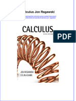 Textbook Calculus Jon Ragawski Ebook All Chapter PDF