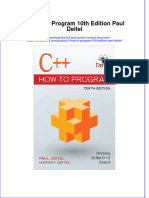 Textbook C How To Program 10Th Edition Paul Deitel Ebook All Chapter PDF