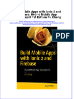 Textbook Build Mobile Apps With Ionic 2 and Firebase Hybrid Mobile App Development 1St Edition Fu Cheng Ebook All Chapter PDF